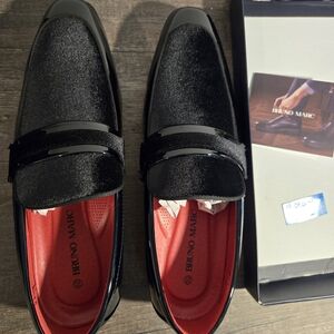Black Men's Loafers Bruno Marc